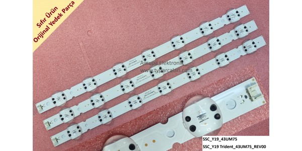 LG 43UM7450PLA LED bar - SSC_Y19_43UM75 - 7 Led/Şerit